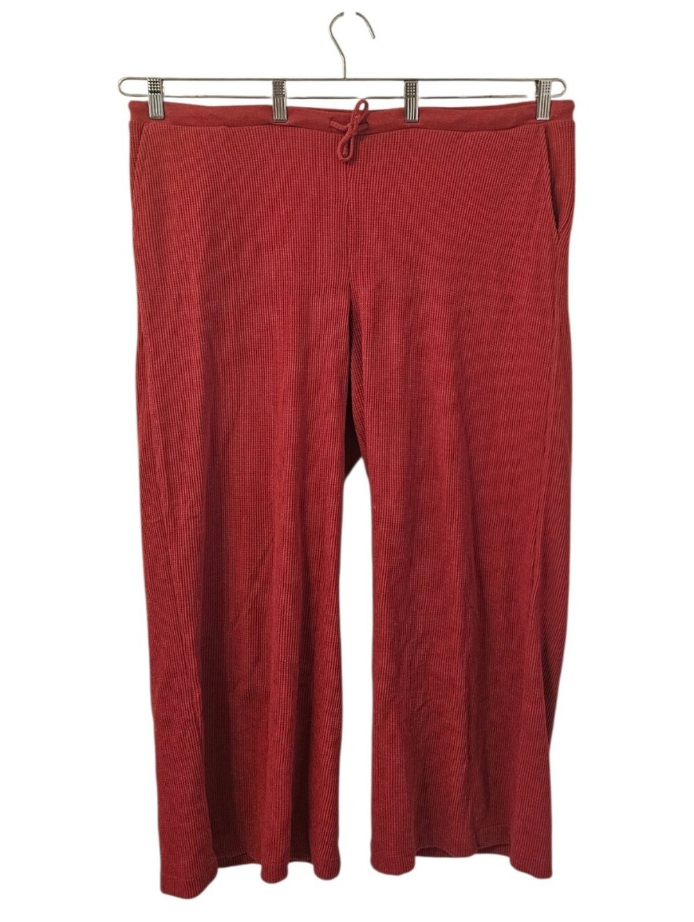 Red GAP Women's Waffle Wide-Leg PJ Pants